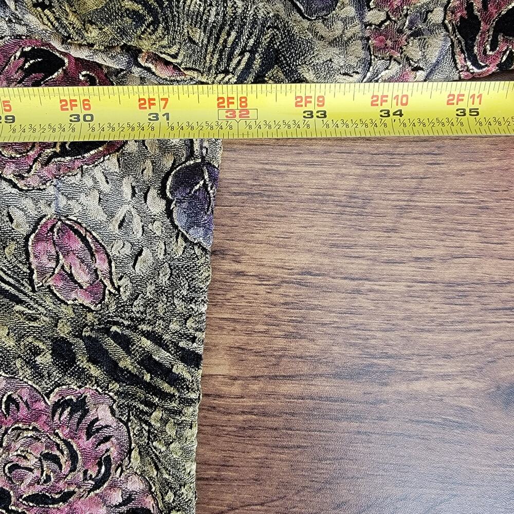 Maggie Barnes Fall Colors Top Womens 5X Floral Gold Accent Artsy Boho Romantic - Picture 4 of 7